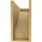 Ekena Millwork 9"W x 27"D x 18"H Classic Burlington Rough Cedar Woodgrain TimberThane Corbel, Primed Tan CORUR09X27X18BURRCPR - alternate 3